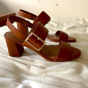 Chunky sandals heels